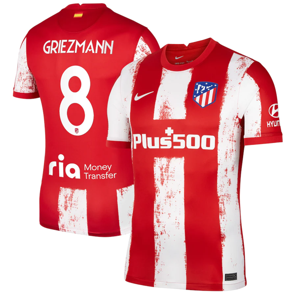 Atletico Madrid Griezmann 8 Heimtrikot 2021-2022 Günstige Fußballtrikots